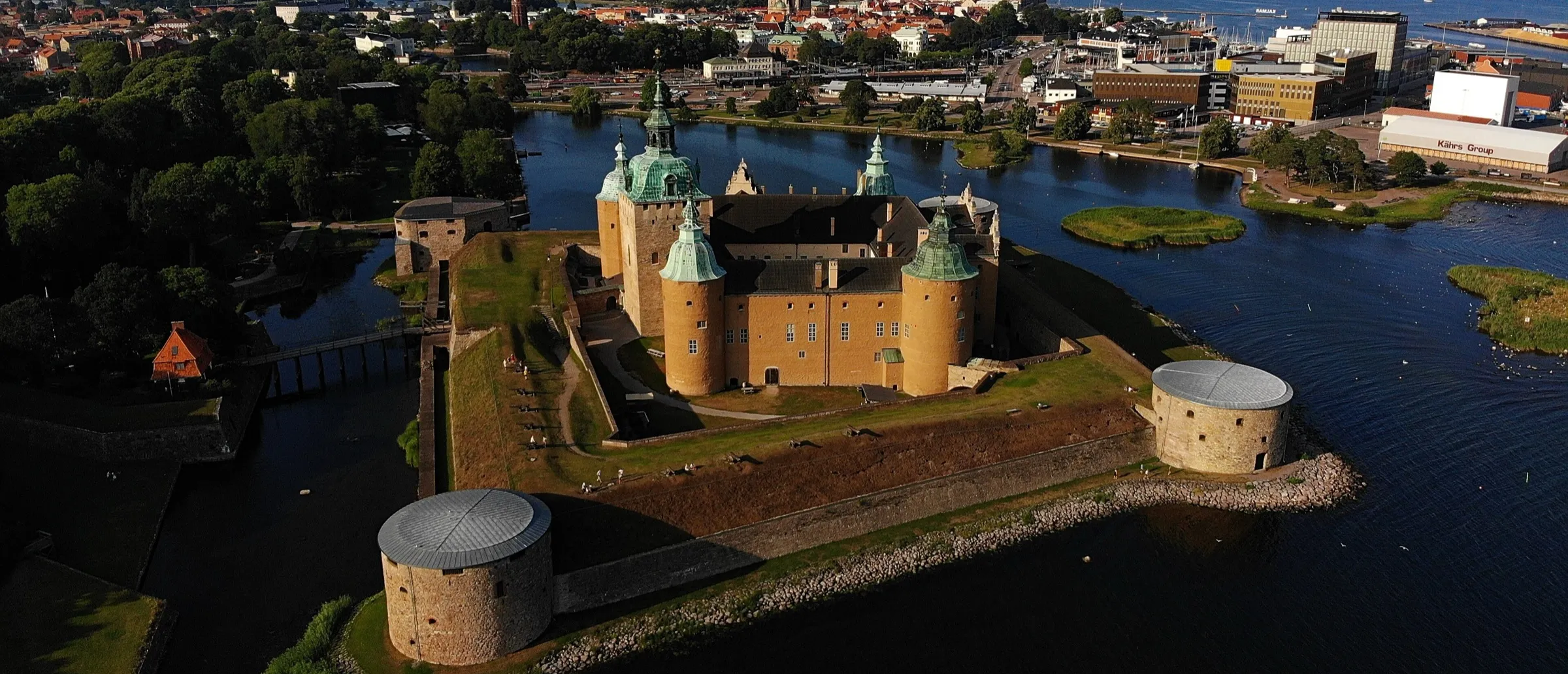 Flygfoto över Kalmar