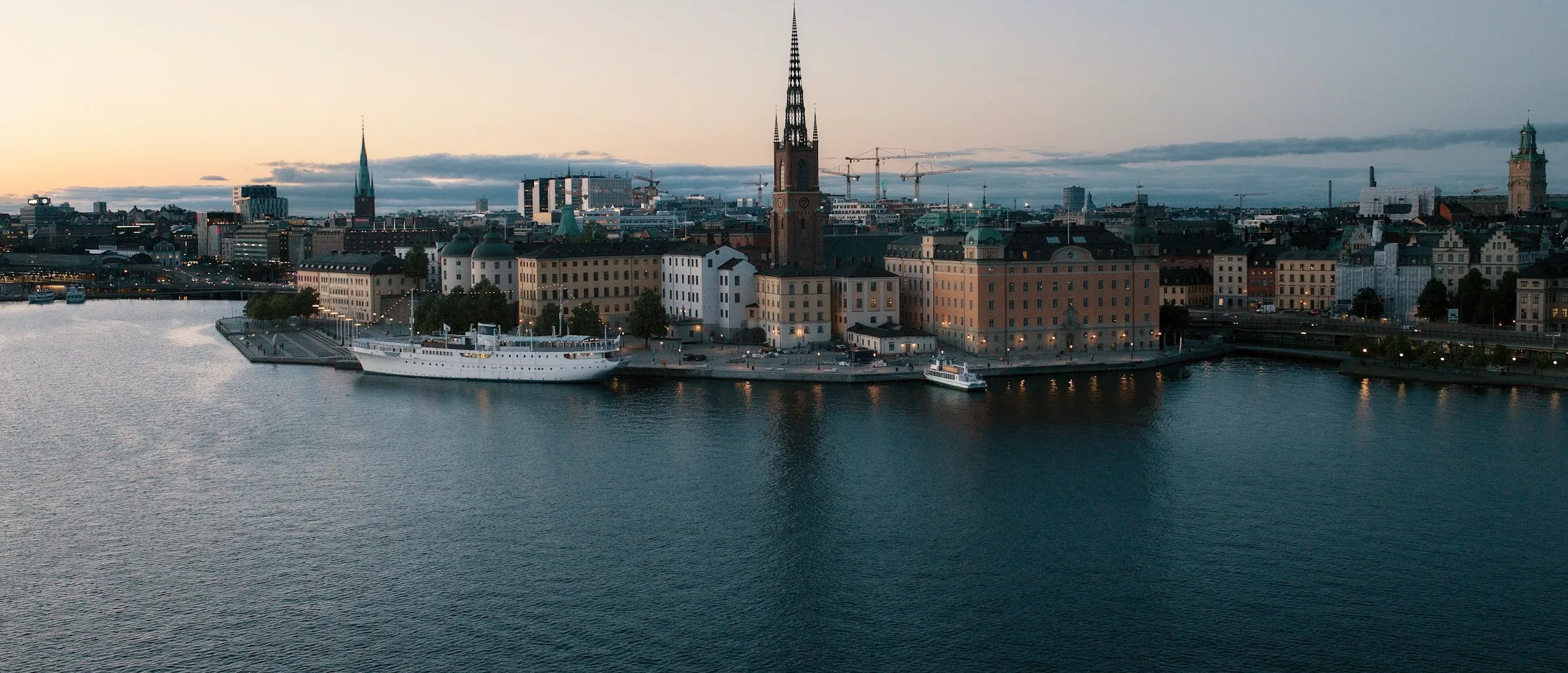 Flygfoto över Stockholm