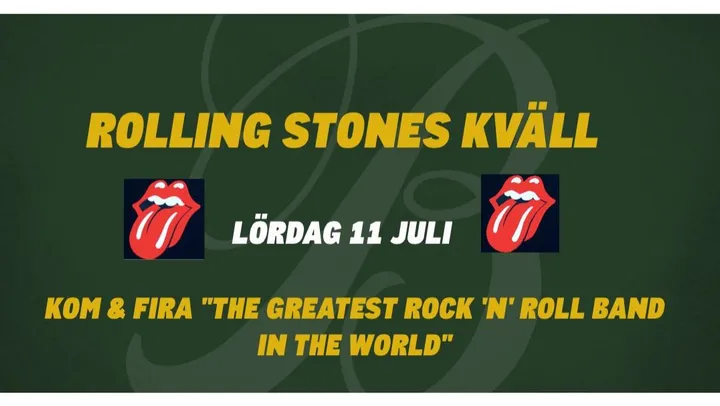 ROLLING STONES kväll på Bryggeriet Mat & Malt – Visby