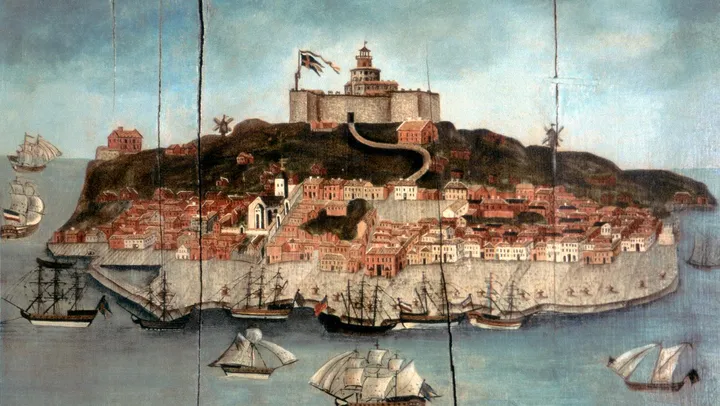 Marstrand under Porto Franco-perioden. Temaguidning. – Marstrand
