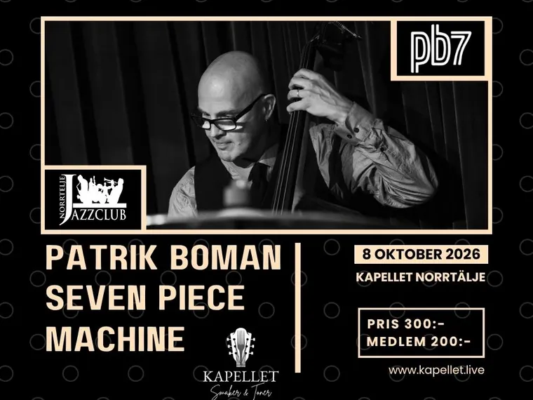Patrik Boman Seven Piece Machine (PB7) på kapellet – Norrtälje