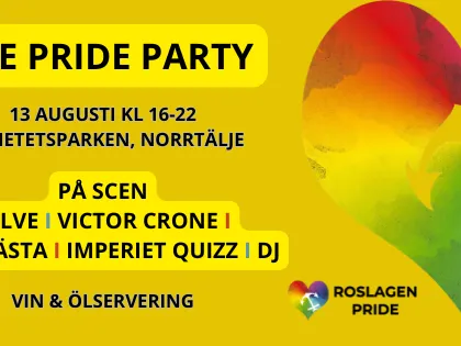 Roslagen Pre Pride party – Norrtälje
